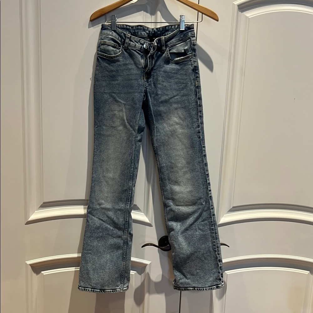 Divided Gray Straight Leg Jeans Versatile Style